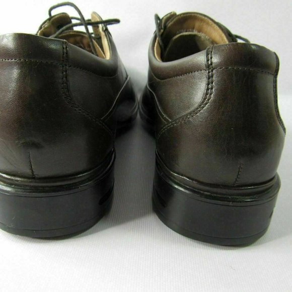 Rockport Size 9 M Brown Leather Oxfords Mens R6C24